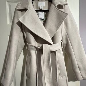 H&M Tie Belt Coat